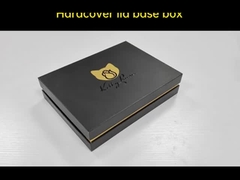 黒い小さなプレゼントパッケージボックス 硬いリングタグ カフリンク ギフトボックス