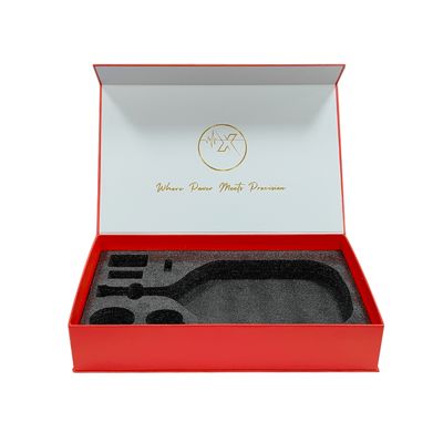 卸売カスタム印刷ビッグ磁気ボックス バドミントン&パデルラケット用パッケージング ロゴ印刷付き大型ギフトボックス