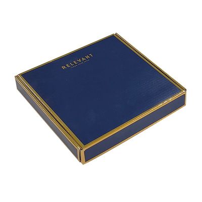 マット表面仕上げ オーダーメイドロゴ プリント フラットパック 波紋型 切断式 折りたたみ式 クラフトボックス