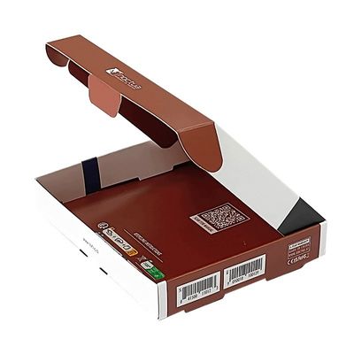 カラーフル カスタムプリントロゴ 送料紙 ギフトボックス 化粧品の梱包 300g CCNB フルート