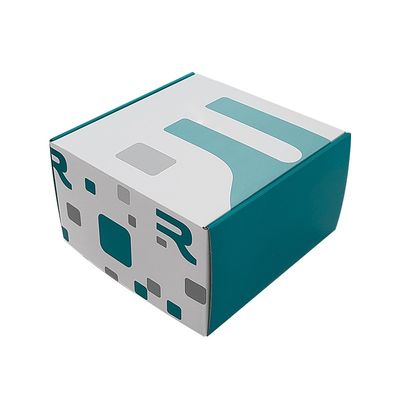 リサイクル可能 メーラー 送料箱 フラット パック クラフト 波紋 メーラー 箱