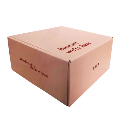 300g CCNB フルート カスタム印刷 折りたたむ 家庭用品の送料用クラフトメールボックス