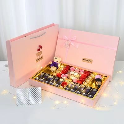 クリエイティブ バレンタイン ギフト 包装 箱 正方形 硬い 紙箱 箱