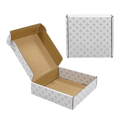 大型アパレル出荷とカスタムパッケージングのためのカスタムCMYK波紋紙箱