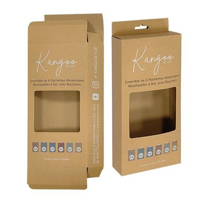 パーソナル ハング タブ 紙 小売 ディスプレイ  CMYK プリント付き 梱包ボックス