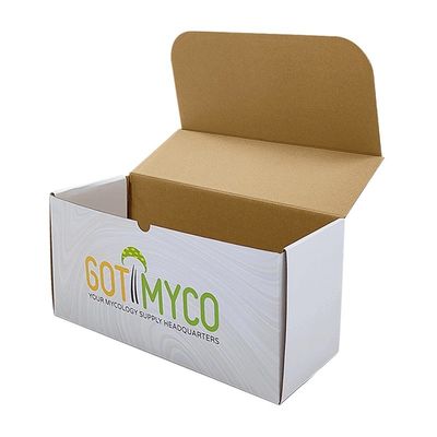 大型アパレル出荷とカスタムパッケージングのためのカスタムCMYK波紋紙箱