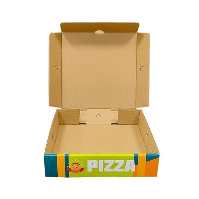 リサイクル クラフト 紙 フライス チップ と ピザ の 波紋 型 梱包 箱