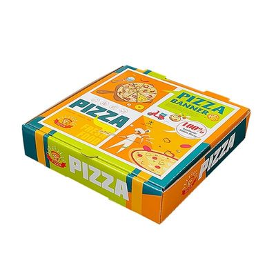 リサイクル クラフト 紙 フライス チップ と ピザ の 波紋 型 梱包 箱