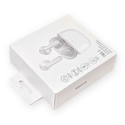 オーダーメイドロゴ印刷紙箱 イヤホンヘッドセット イヤペイのためのリバースダイレクトタックデザイン