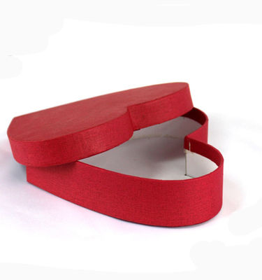 パーソナライズ可能な色彩豊かな紙 心形 ギフトボックス 塗装仕上げ