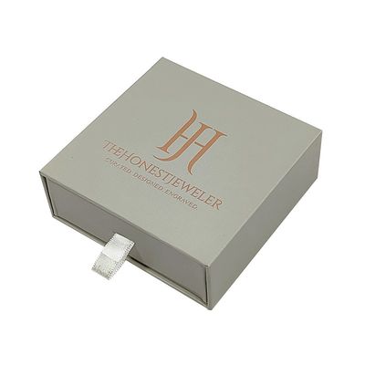 リサイクル可能な小さなスライディングジュエリーボックス 漆器 スライディングドラワー ギフトボックス