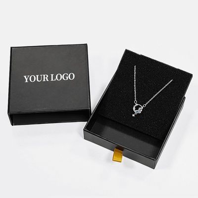 オーダーメイド ロゴ 泡入り 硬い引き出し 首飾り リング ネックレス ブレスレット 9x9x3cm