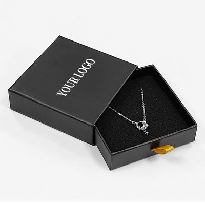 オーダーメイド ロゴ 泡入り 硬い引き出し 首飾り リング ネックレス ブレスレット 9x9x3cm