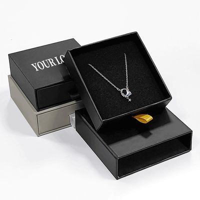 硬紙ディスプレイボックス 首飾品 包装箱 ネックレス イヤリング