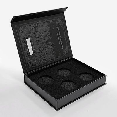 手造り 偽造 本 形 マグネティック 包装 箱 紙 カスタム 硬い ギフト 箱