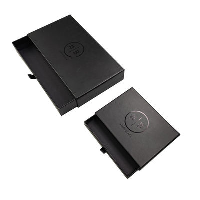 環境保護 マットラミネーション カードボード フォトフレームのためのハードブラックギフトボックス
