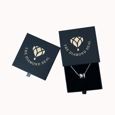 結婚指輪 ネックレス イヤリング スライディング カードボード ギフトボックス カスタム ロゴとカスタム 注文