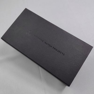 オーダーメイド デザイン 紙 カードボード 磁気 本 箱 時計 包装 挿入