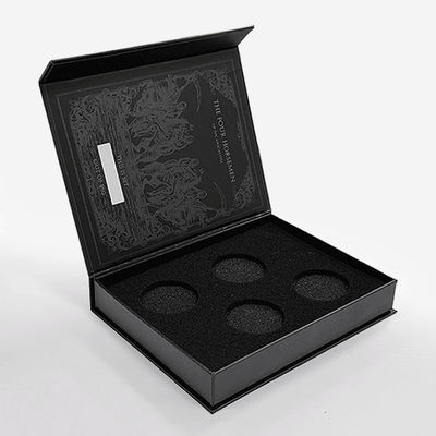 2025 Luxury Custom Logo Printing Packaging Magnetic Closure Gift Box Fake Book Shaped Packaging Ring Box