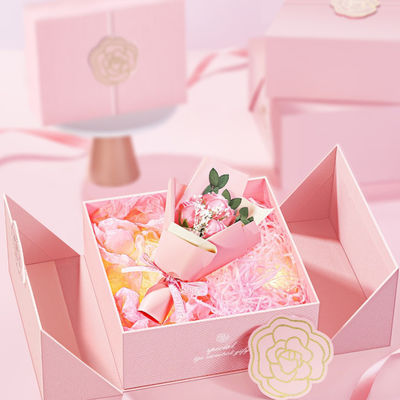 オーダーメイド 豪華 結婚式 ギフト ボックス 包装 蓋 ボックス 折りたたみ 結婚式 誕生日 プレゼント