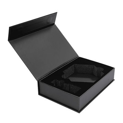 工場 卸売 オーダーメイド ロゴ ブラック マグネット マグネット 贅沢 梱包 折り紙 ビジネス ギフト ボックス