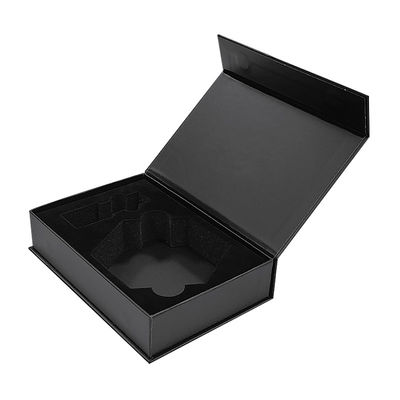 工場 卸売 オーダーメイド ロゴ ブラック マグネット マグネット 贅沢 梱包 折り紙 ビジネス ギフト ボックス