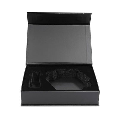 工場 卸売 オーダーメイド ロゴ ブラック マグネット マグネット 贅沢 梱包 折り紙 ビジネス ギフト ボックス