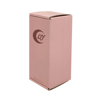 カスタムロゴ 宝石箱 ピンク 化粧品紙 ギフト 波紋箱 梱包箱