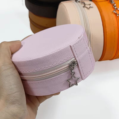 ハイエンド ポータブルピンク ジュエリー セット ボックス イヤリング リング ネックレス ブレスレット ブレスレット ジュエリー 収納箱