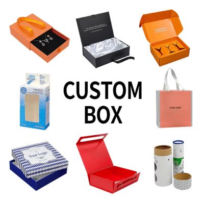 オーダーメイド ロゴ ジュエリー 箱 リング 耳飾り ブレスレット ネックレス 硬紙 梱包 瓶用紙箱