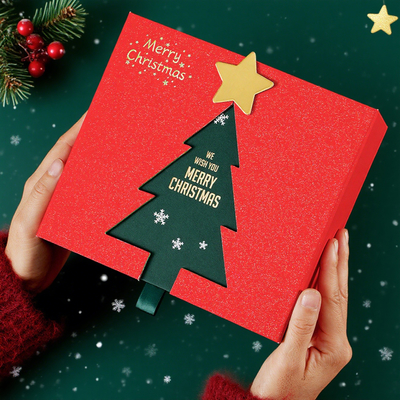 キャンドルソックス用工業用カスタムクリスマスボックス パーソナライズギフトクラフト包装