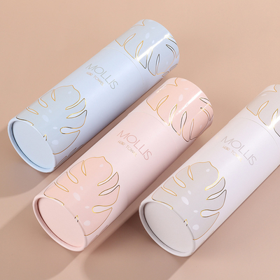 香水用カスタムチューブボックス 皮膚ケア用 リサイクル可能な紙箱 ローグ印刷付き紙チューブパッケージ