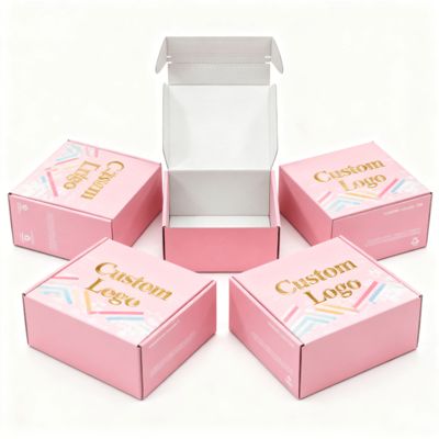 高級カスタム段ボール紙箱 段ボールギフト郵送用メーラー 発送コンテナ 衣料品包装用