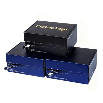 カスタム セルフ シーリング メーラー 衣料品 化粧品 香水 キャップ 梱包 涙 ストライプ 印刷 箱