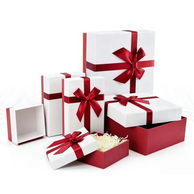 工場カスタム高級ギフトリジッドボックス、蓋付き、コート紙ボード、マットラミネート、エンボス加工、スタンピング、ギフト包装用