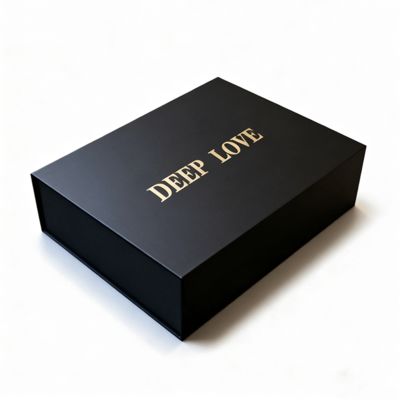 Custom Popular I LOVE U Floral Gift Boxes Eco Friendly Recycled Magnetic Paper Box Packaging For Rose Flower Gift Box