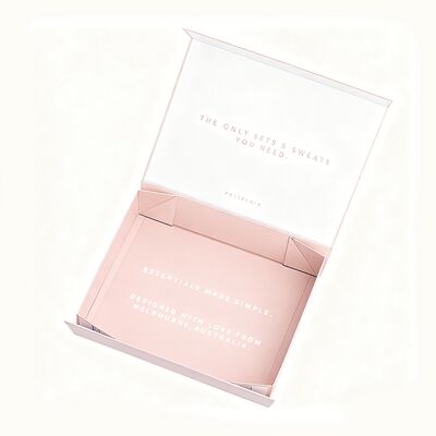 高級ハイエンドラグジュアリー衣料品パッケージ カスタマイズされた環境に優しいマグネット折りたたみギフト紙箱 下着用