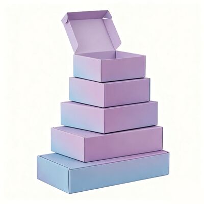 オーダーメイド 生物分解性 波紋紙 ギフトボックス 小型 豪華 郵便 包装 紙箱