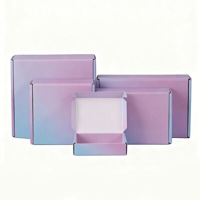 オーダーメイド 生物分解性 波紋紙 ギフトボックス 小型 豪華 郵便 包装 紙箱