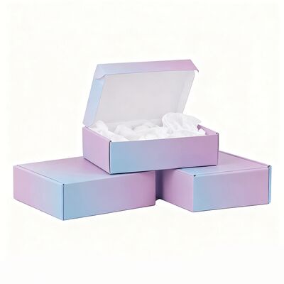 オーダーメイド 生物分解性 波紋紙 ギフトボックス 小型 豪華 郵便 包装 紙箱