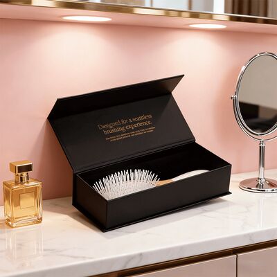 Custom Presentation Magnetic Gift Box With Magnetic Closure Packaging Daily Necessities For Comb Brush