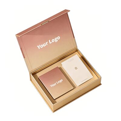 カスタムロゴ付き磁気ギフト包装箱 使い方説明書付きの化粧品のためのリサイクル可能な硬い折りたたむパッケージボックス