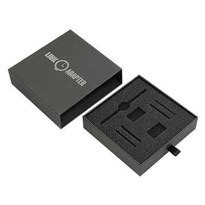 カスタム ロゴ ギフト ディスプレイ 黒 硬紙 時計 箱 ケース 紙 カートン