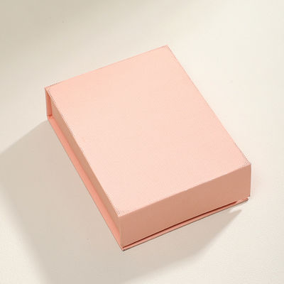 カスタムカラーロゴ ピンク ハイエンド 折りたたみボックス スポットカラー 物流 マグネット ジュエリーボックス スモール