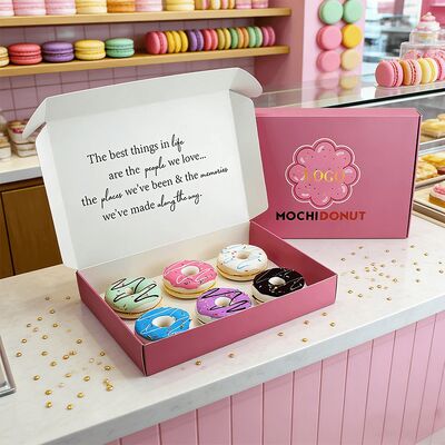 オーダーメイド エコフレンドリー ホワイト クラフト紙 ボックス カーラージュ 折りたたみトップ 紙箱 ろうそく 香り チョコレートバー ドーナツ